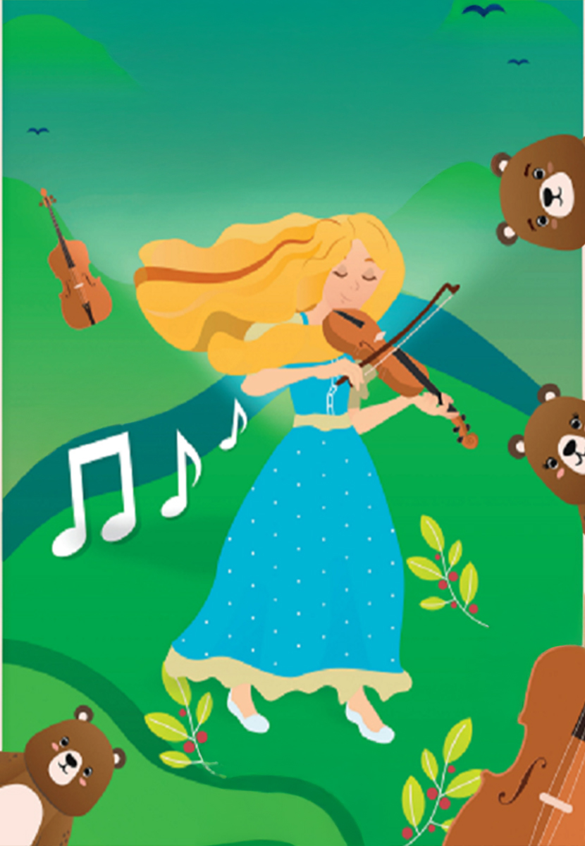 Goldilocks And The Three Bears I A Violin Story I İngilizce Çocuk Müzikali