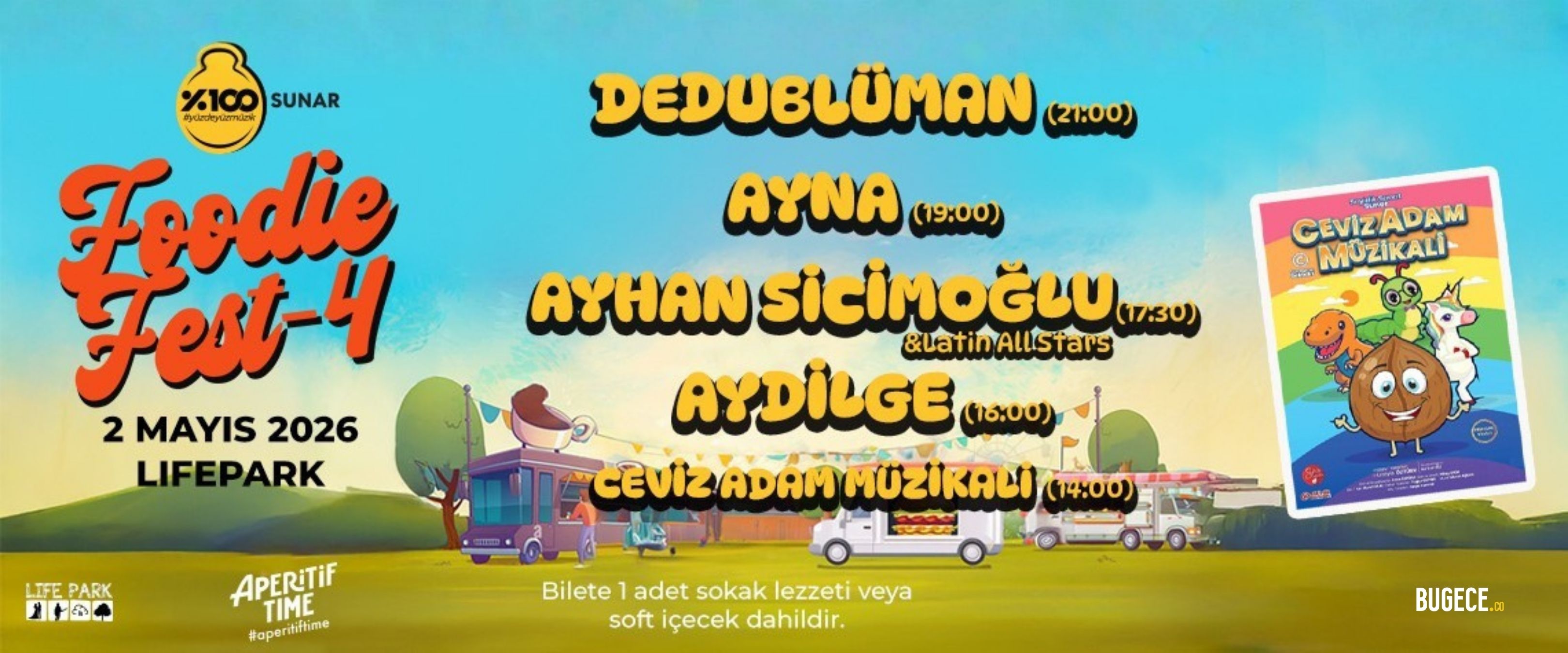 Yüzdeyüz Müzik Sunar: FoodieFest 4