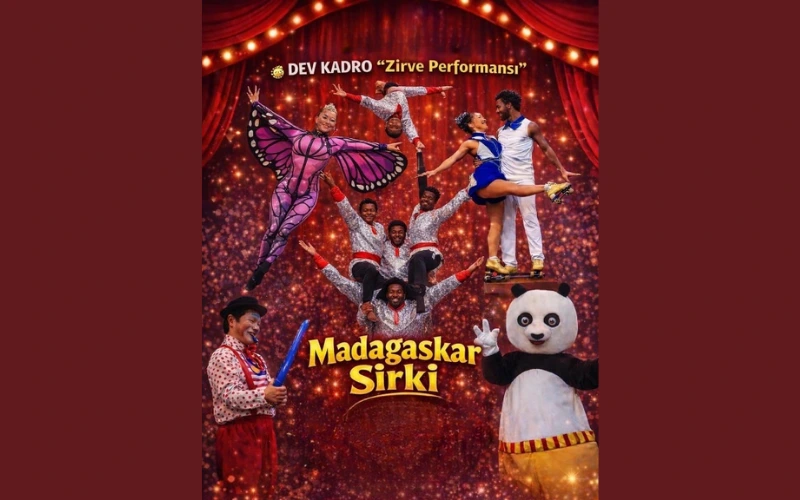 Madagaskar Sirki - Büyülü Dünya Turu