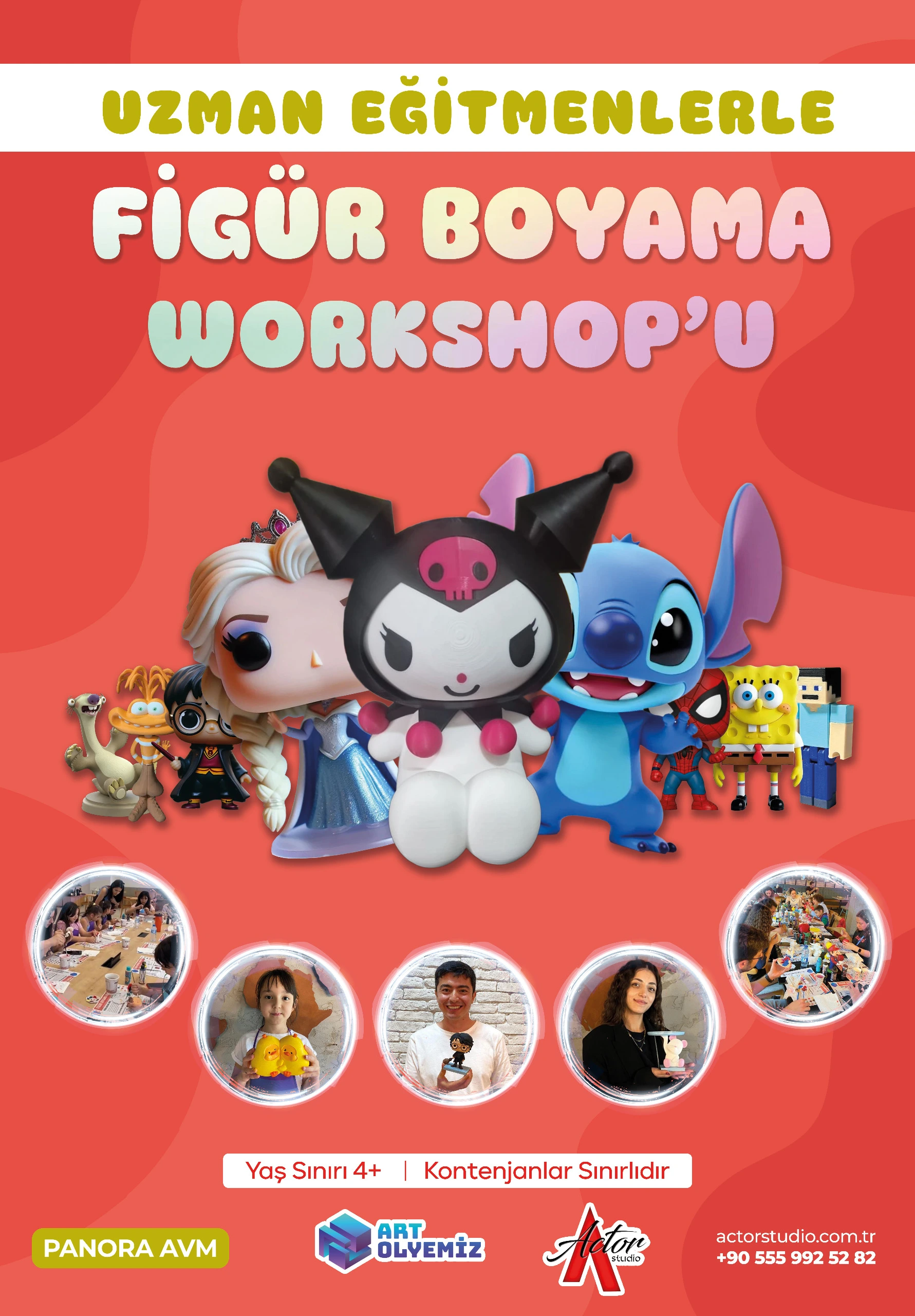 3D Figür Boyama Workshop
