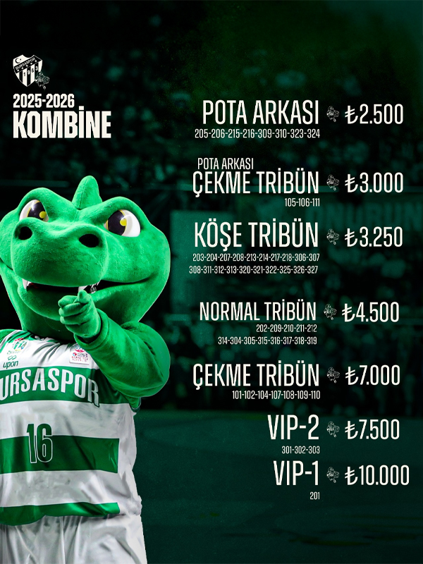Bursaspor Basketbol Sezonluk Bilet Satışı 2025-2026