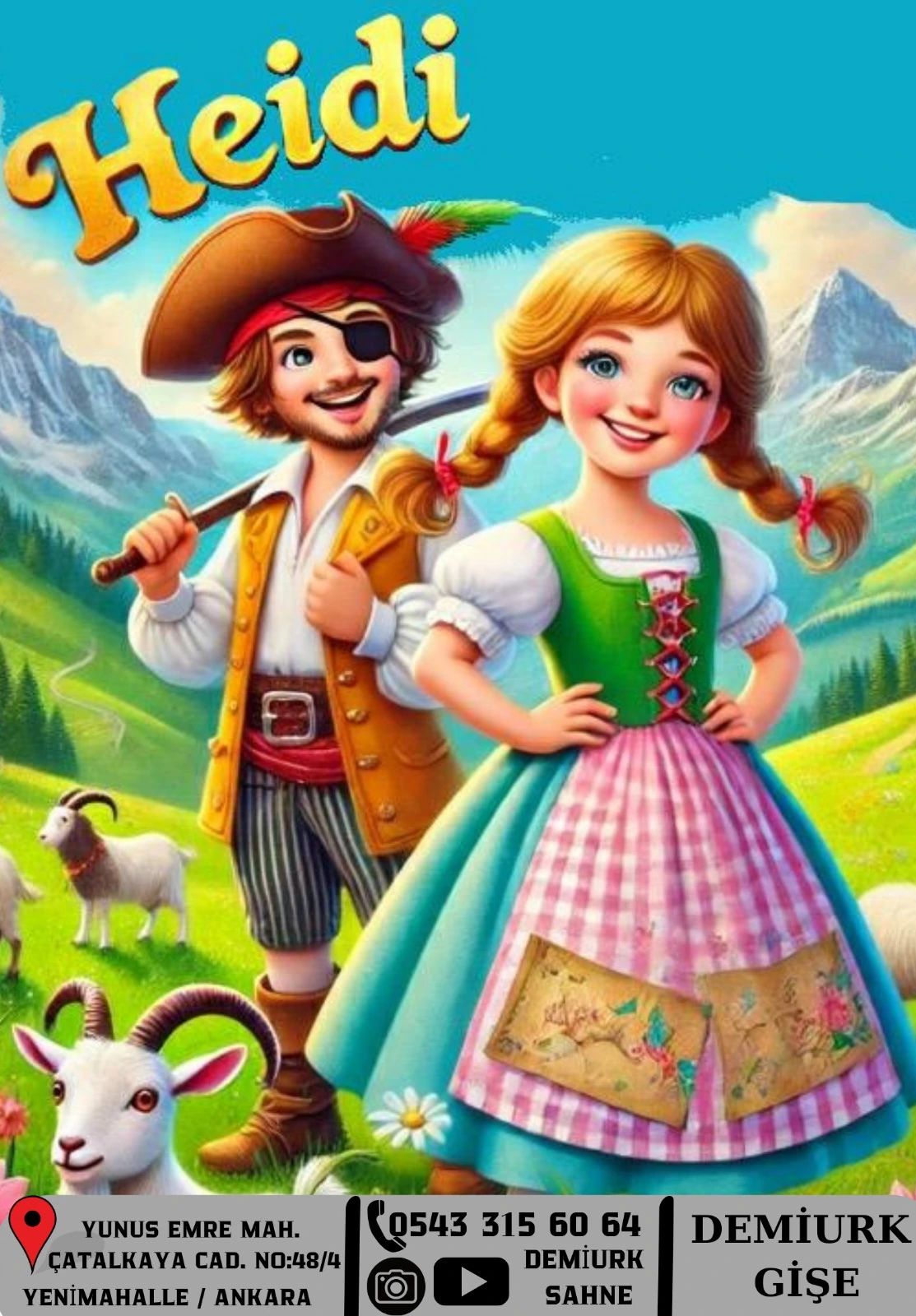 Heidi Müzikli Danslı İnteraktif Çocuk Oyunu