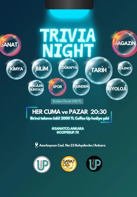 TRIVIA NIGHT BİLGİ YARIŞMASI