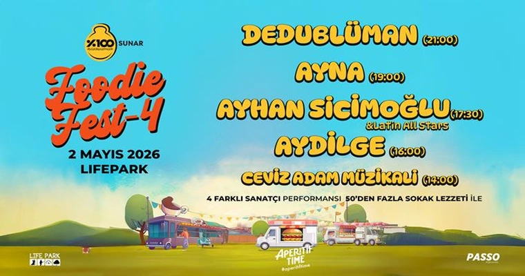 Yüzdeyüz Müzik Sunar: FoodieFest 4