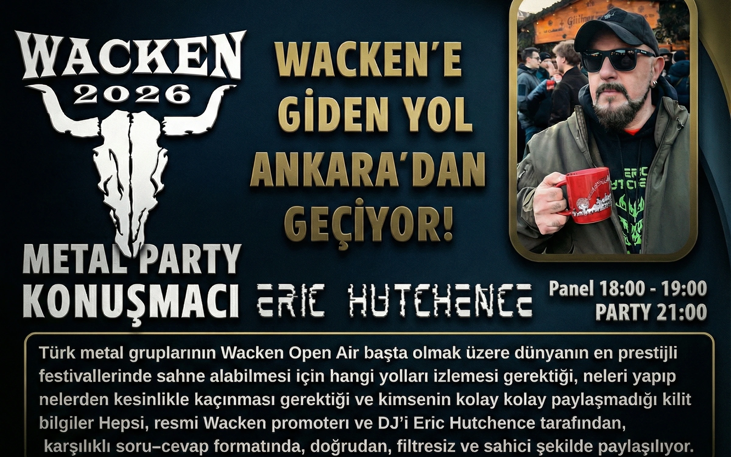 METAL PARTY & WACKEN PROMOTERI ERIC İLE SÖYLEŞİ