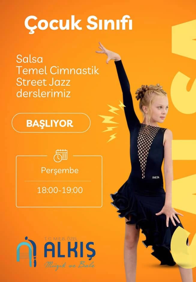 Çocuk Salsa Dans Tanışma Dersi