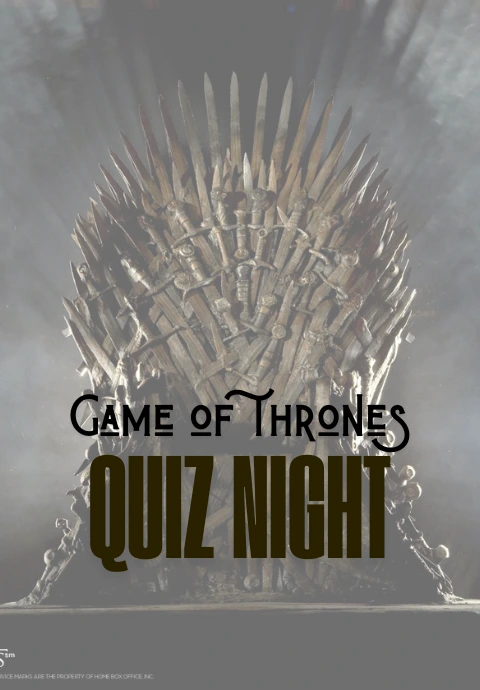 Game Of Thrones Quiz Night