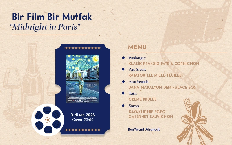 Bir Film Bir Mutfak – Midnight in Paris