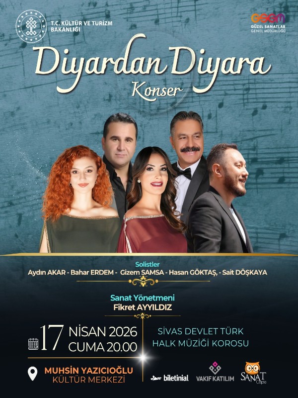 Diyardan Diyara Konseri - Sivas Devlet Türk Halk Müziği Korosu