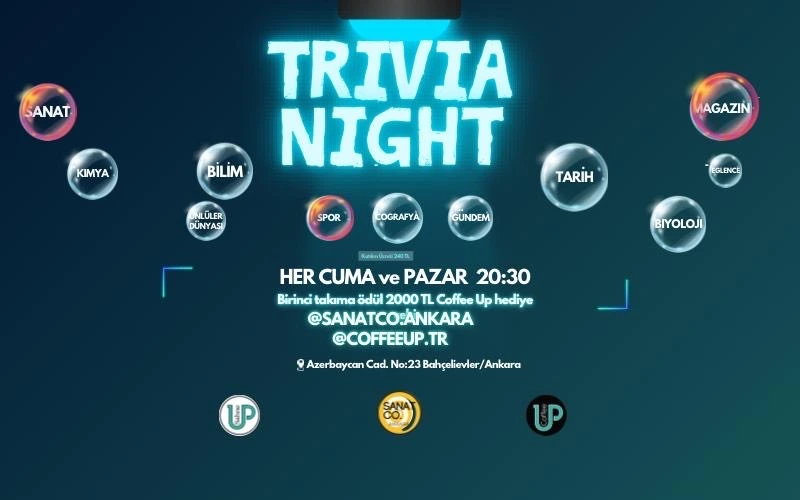TRIVIA NIGHT BİLGİ YARIŞMASI