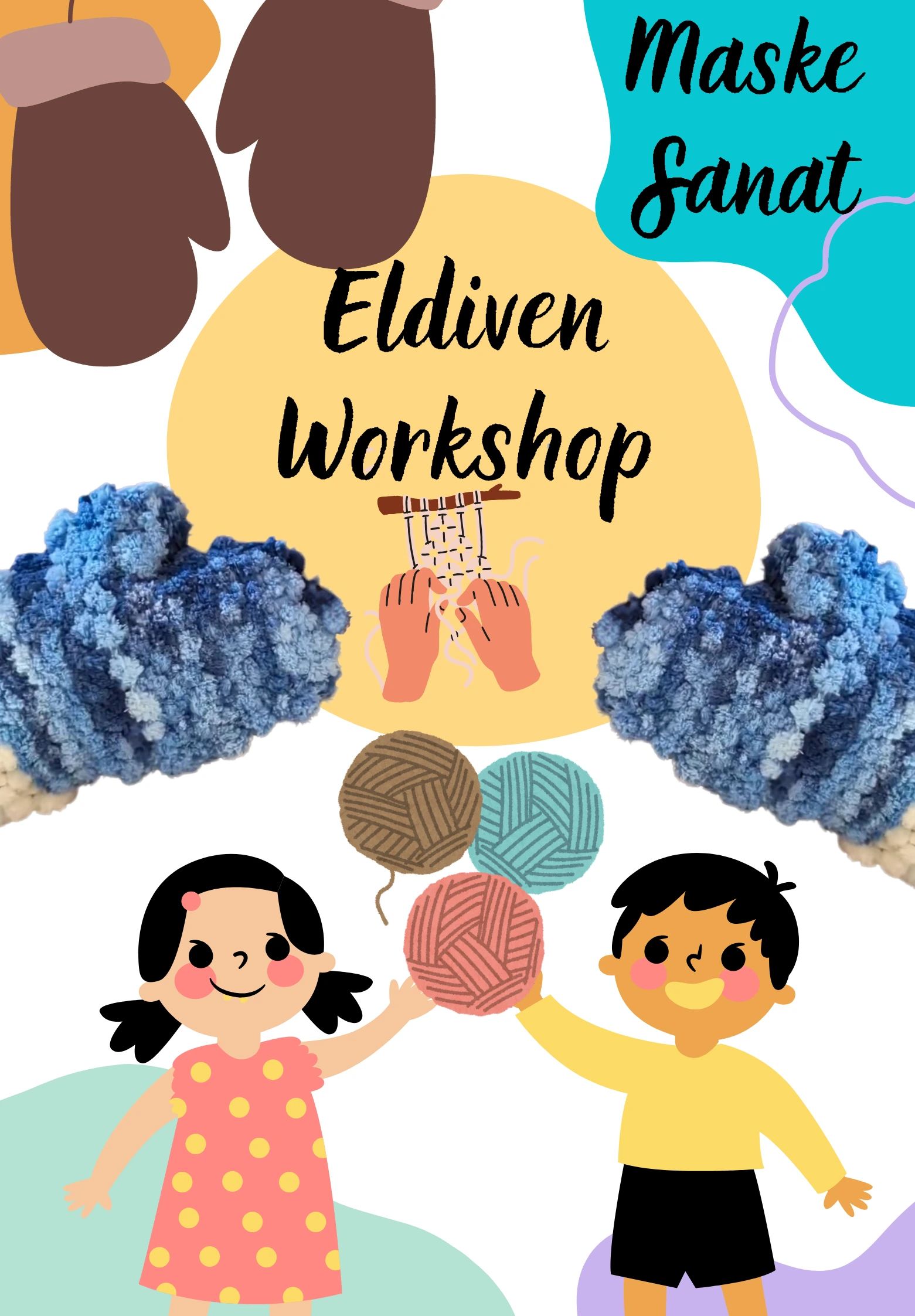 Çocuklar İçin Dokuma Yöntemi İle Eldiven Workshop