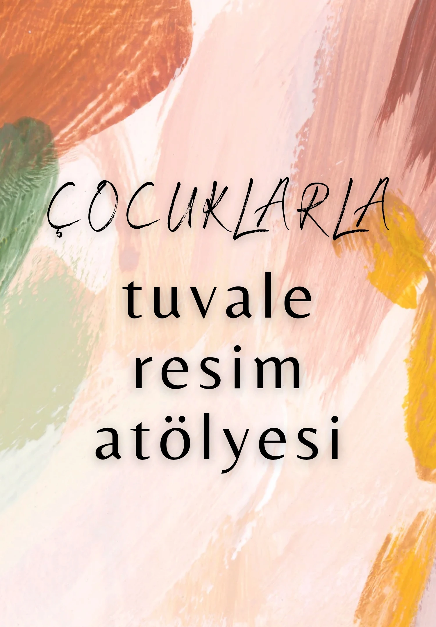 Tuvale Akrilik Resim - Çocuk