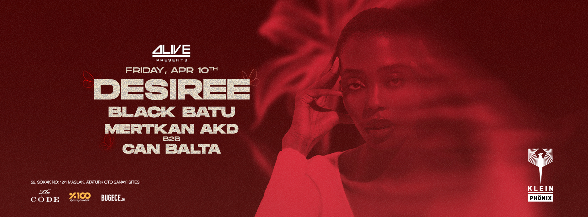 Desiree + Black Batu + Mertkan AKD b2b Can Balta | Klein Phönix