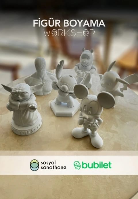 3D Figür Boyama Workshop: Sosyal Sanathane İzmir | Etkinlik
