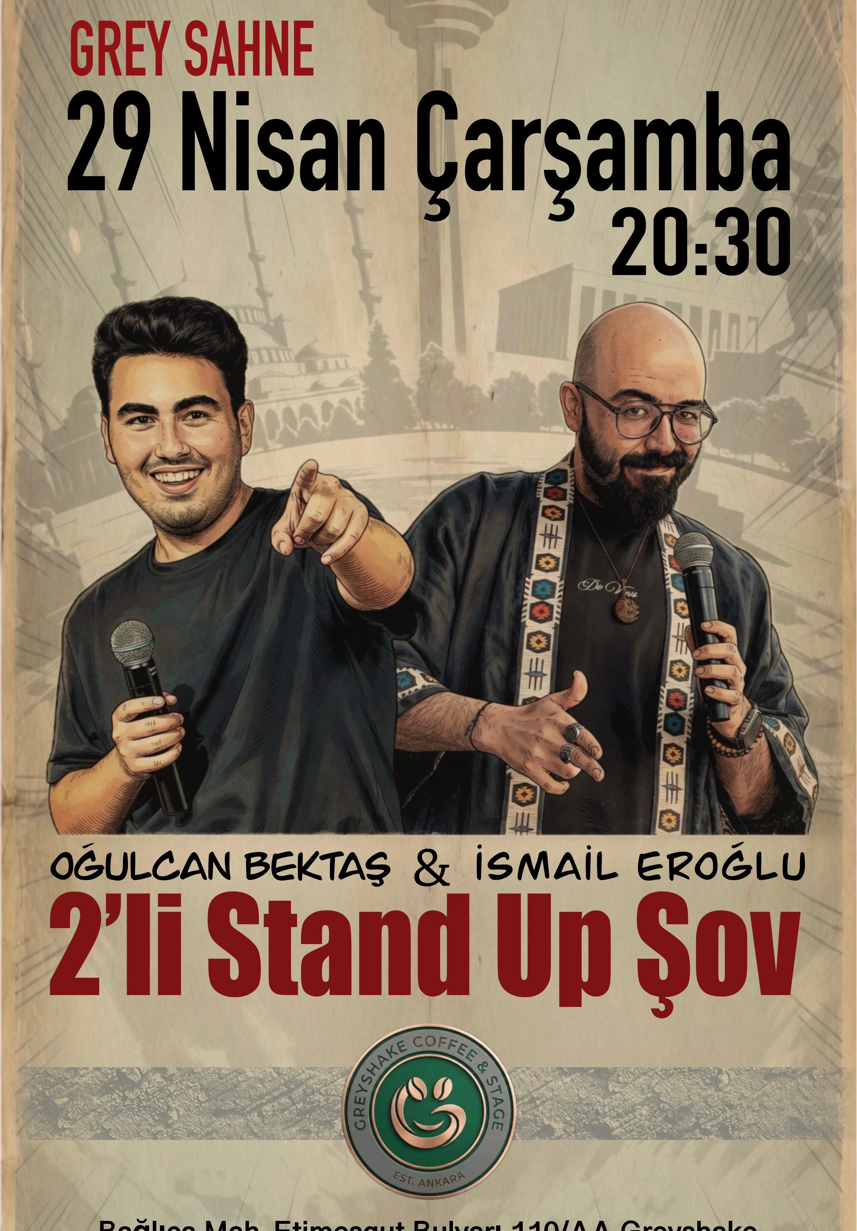 2'li Stand Up Show - Oğulcan Bektaş & İsmail Eroğlu