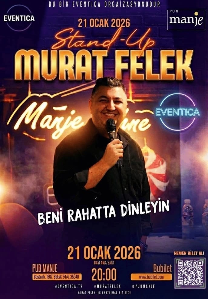 Murat Felek ile Kahkaha Dolu Gece: “Beni Rahatta Dinleyin”