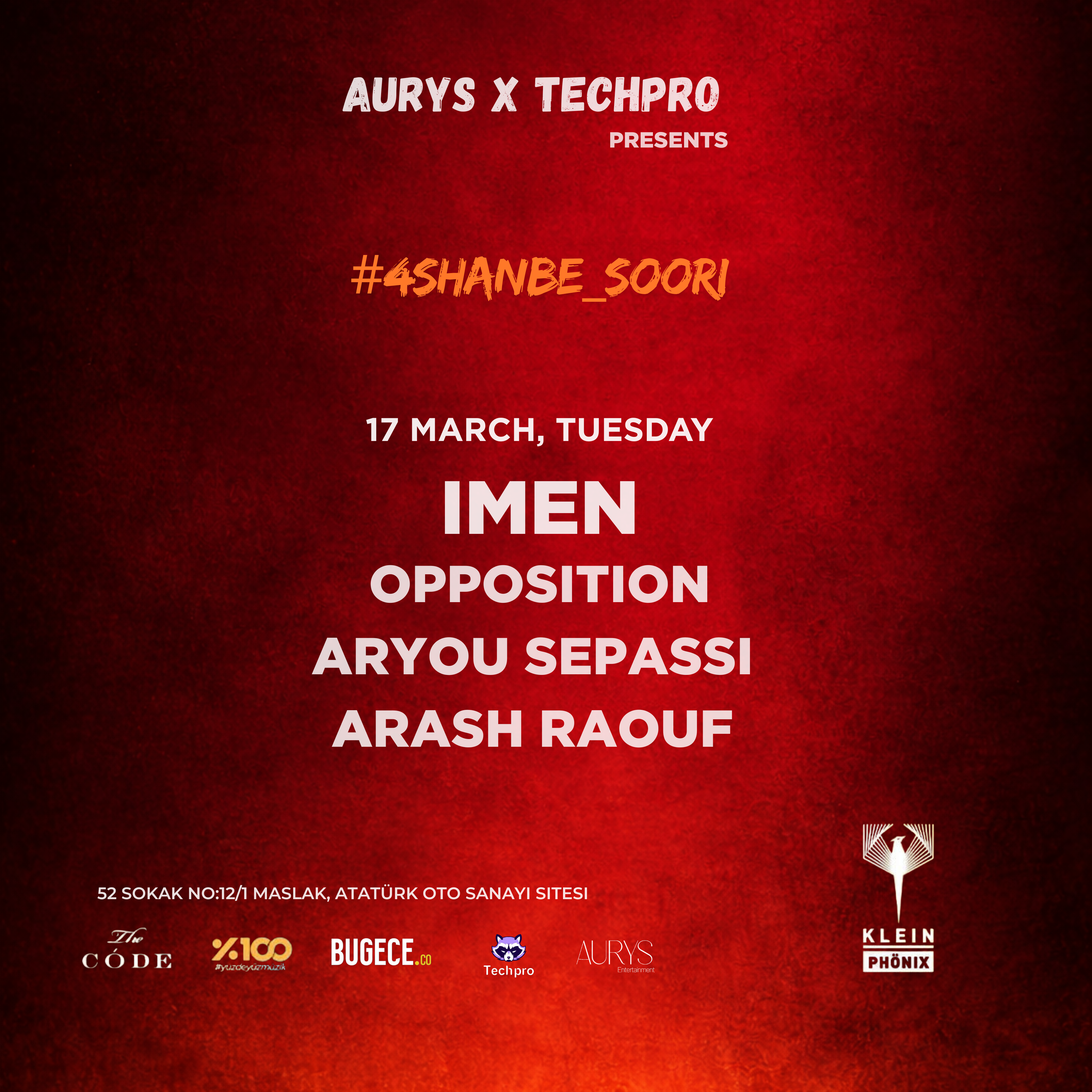 4SHANBE SOORI AT KLEIN PHÖNIX