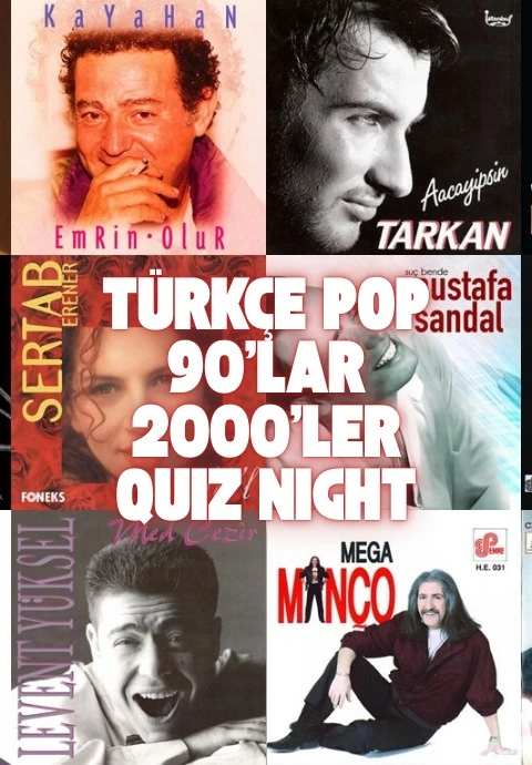 90'lar 2000'ler Türkçe Pop Quiz Night
