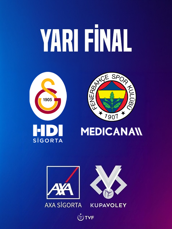 Galatasaray HDI SİGORTA - Fenerbahçe MEDICANA AXA SİGORTA Kupa Voley Erkekler Yarı Final