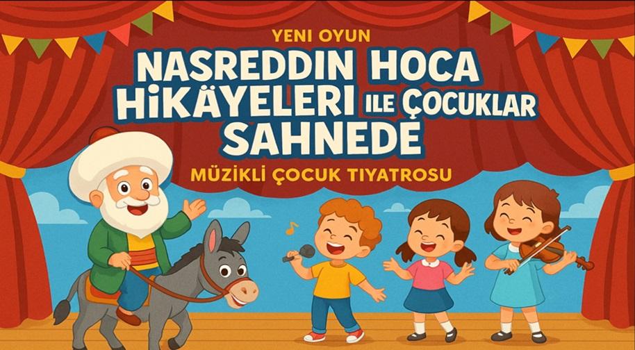 Nasreddin Hoca ile Sahne Çocukların