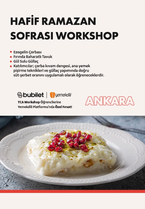 TCA | Hafif Ramazan Sofrası Workshop