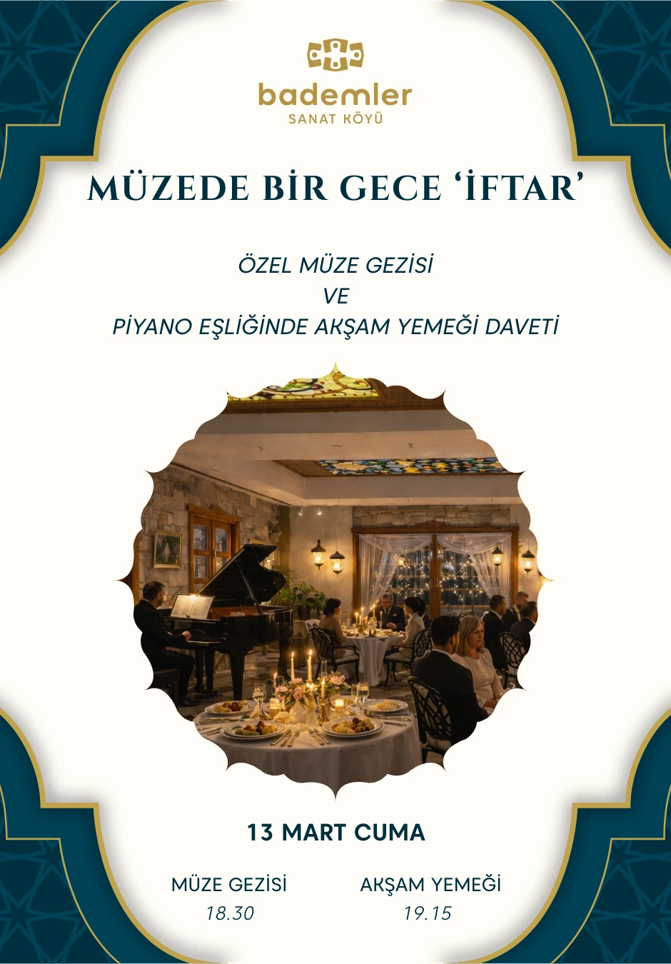 MÜZEDE BİR GECE 'İFTAR'