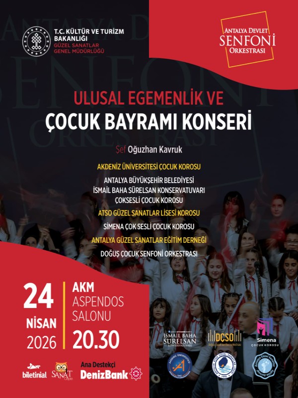 24 Nisan Konseri - Antalya Devlet Senfoni Orkestrası
