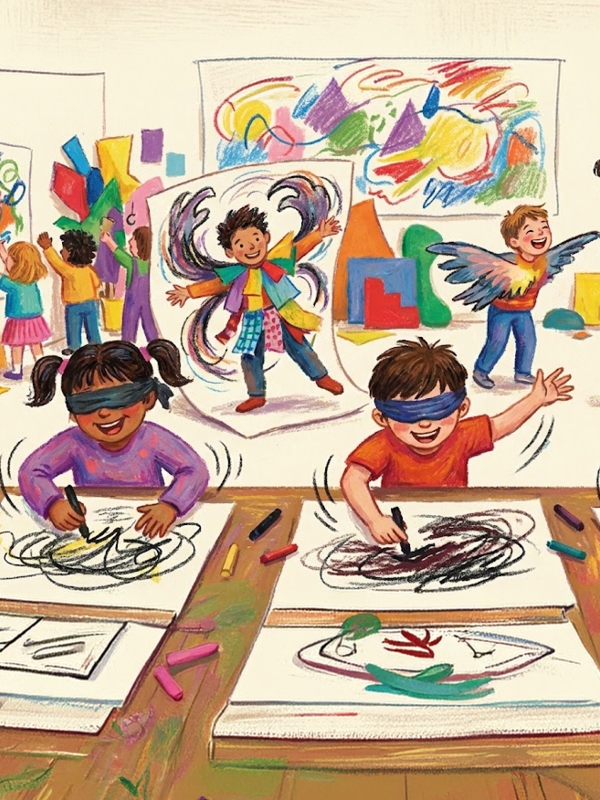 Karalamanın Sanat Yolculuğu Resimli Drama Atölyesi