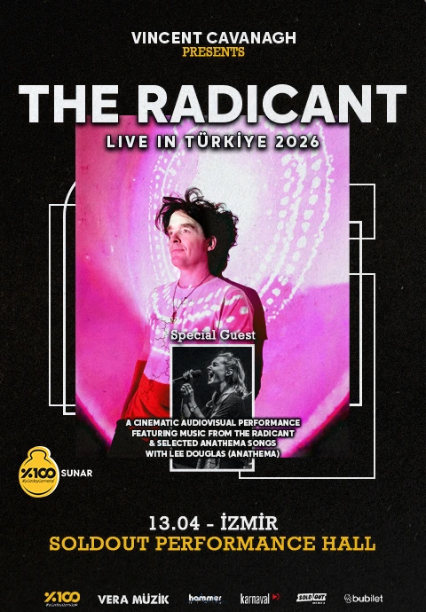 %100 Metal Sunar: The Radicant + Selected Anathema Songs with Lee Douglas | İzmir