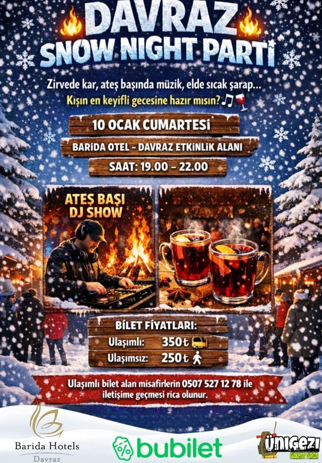 Davraz Snow Night Party