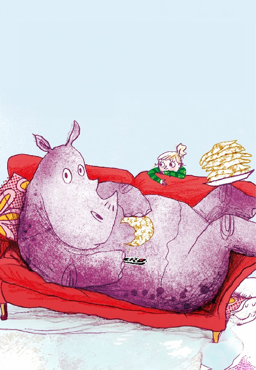 Gergedanlar Krep Yemez