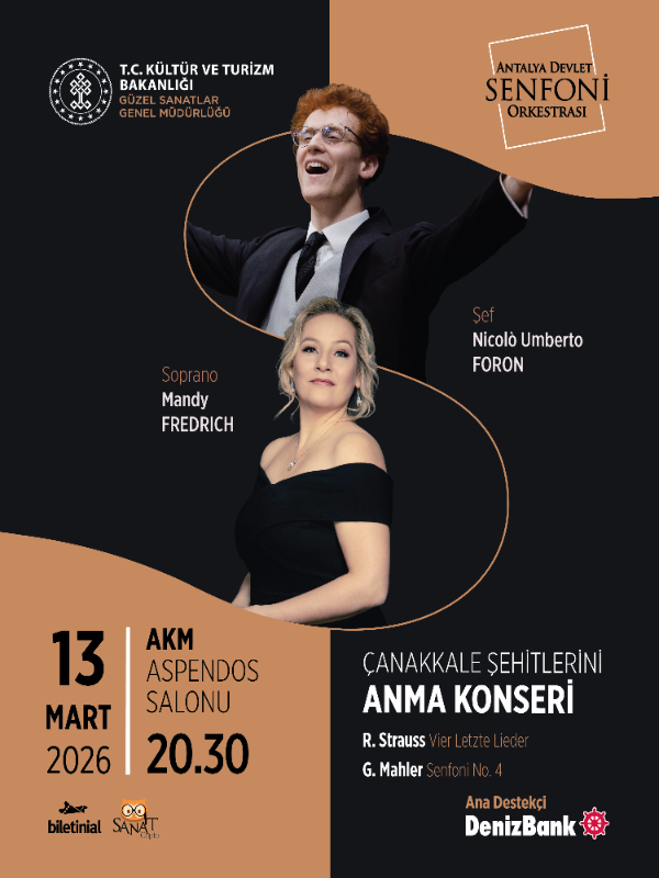 13 Mart Konseri - Antalya Devlet Senfoni Orkestrası