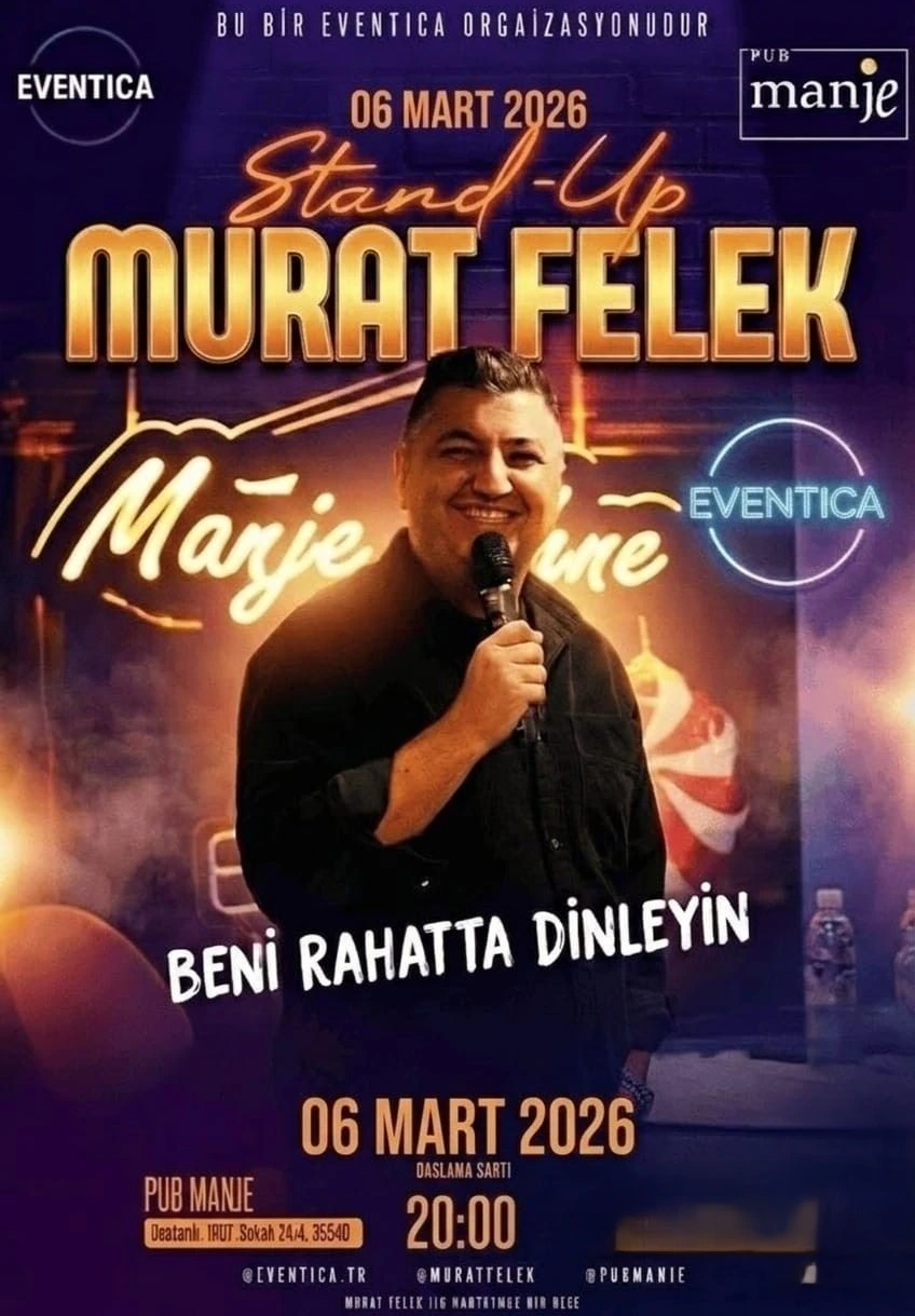 Murat Felek ile Kahkaha Dolu Gece: “Beni Rahatta Dinleyin”