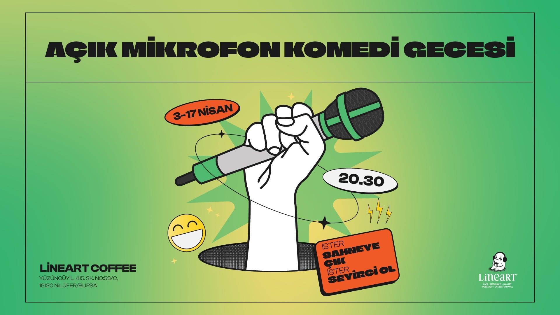 Açık Mikrofon Stand-Up Gecesi