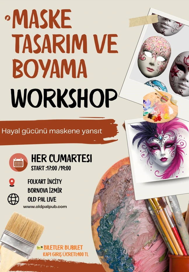 Maske Tasarım ve Boyama Workshop