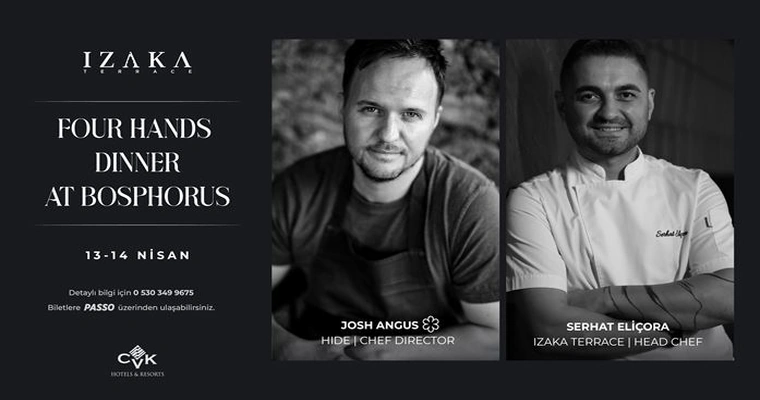 Four Hands Dinner: Serhat Eliçora & Josh Angus (Eşleşmeli Menü Deneyimi)